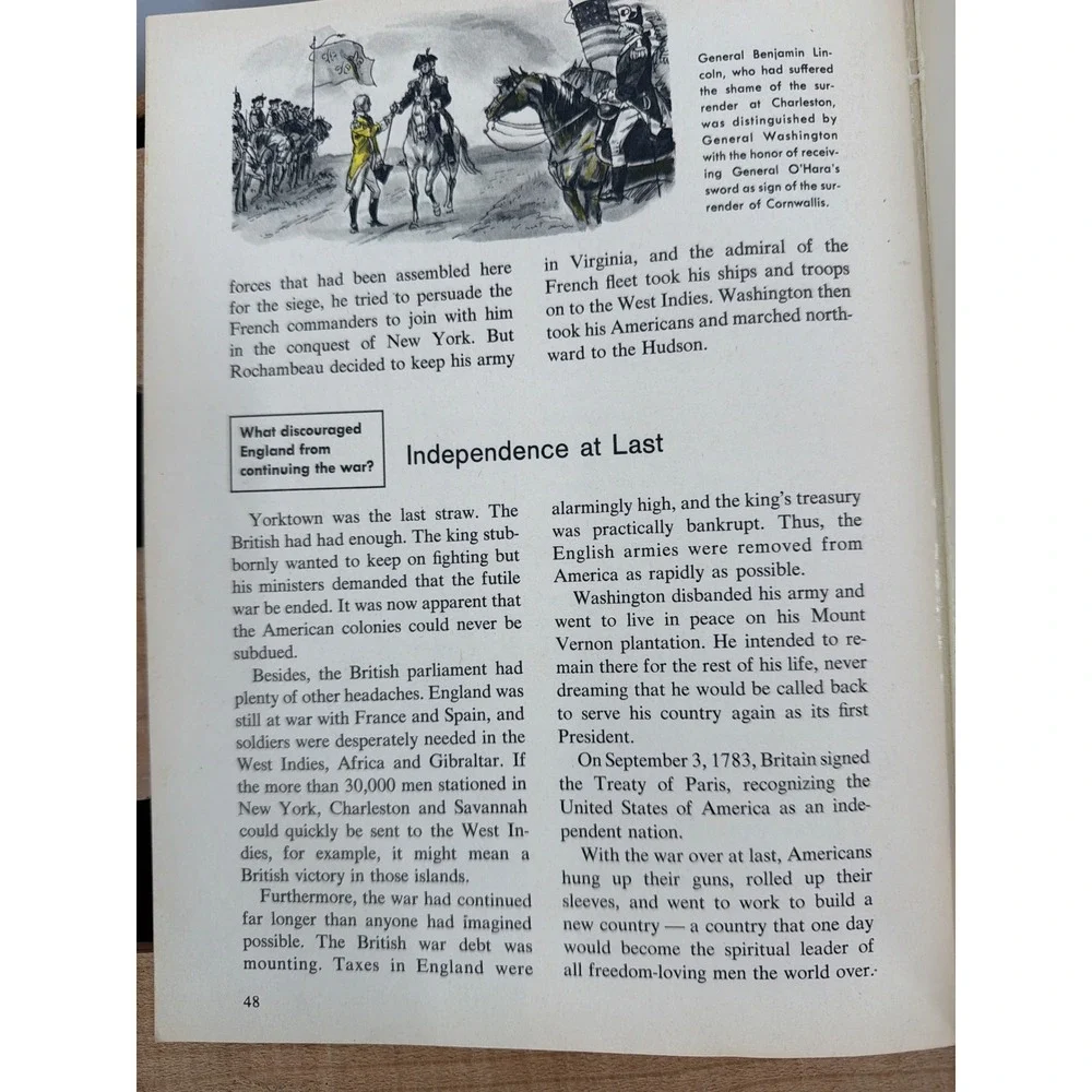 The American Revolution‎ How and Why Wonder Book Vtg 1975 Felix Sutton Softcover